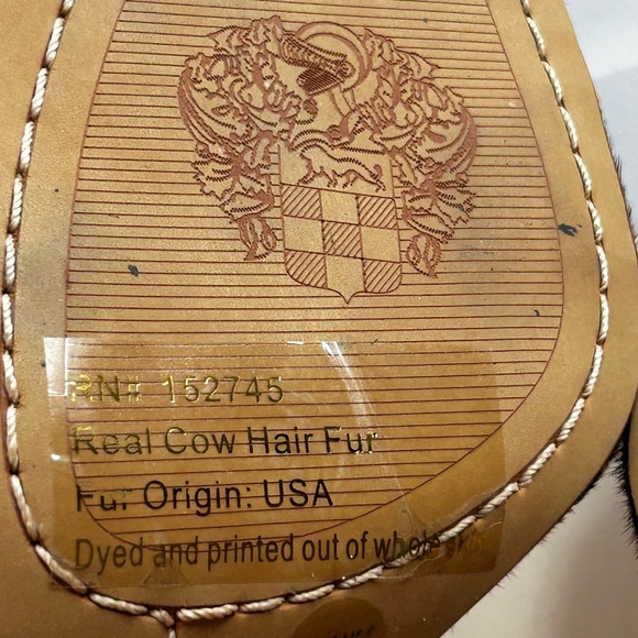 Vince Camuto NWOT Lauralie Real Cow Hair Fur Pump Sandals Leopard  Size 7.5 - Picture 11 of 15